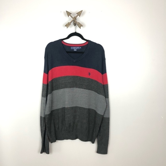 U.S. Polo Assn. Color Block Sweater‎ Sz XL - Picture 2 of 6